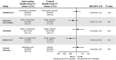 Effect of statin add-on therapy on cardiovascular mortality
